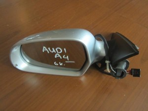 Audi A4 08-12 ηλεκτρικός καθρέπτης αριστερός ασημί (6 καλώδια)