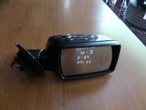 BMW X3 E83 04-11 ηλεκτρικός καθρέπτης δεξιός μαύρος (5 καλώδια)