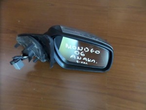Ford mondeo 03-07 ηλεκτρικός ανακλινόμενος καθρέπτης δεξιός ασημί (9 καλώδια-φως ασφαλείας)