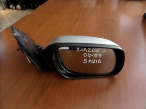 Mazda 3 04-09 ηλεκτρικός ανακλινόμενος καθρέπτης δεξιός ασημί (5 ακίδες)