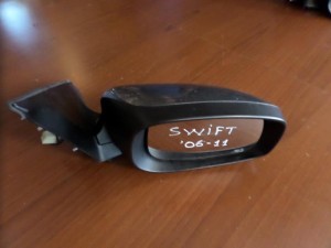 Suzuki swift 06-11 ηλεκτρικός μακρύς καθρέπτης δεξιός ασημί σκούρο (τετράγωνο φις)