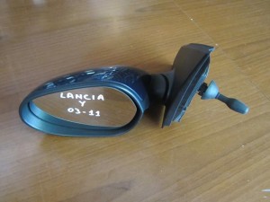 Lancia Y 2003-2010 μηχανικός καθρέπτης αριστερός μπλέ