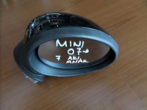 Mini cooper 2006-2014 ηλεκτρικός ανακλινόμενος καθρέπτης δεξιός μαύρος (7 ακίδες)  