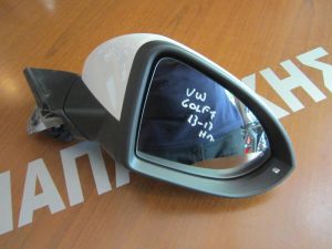 VW Golf 7 2013-2017 καθρέπτης δεξιός ηλεκτρικός άσπρος  