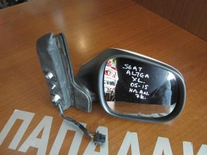 Seat Altea XL 2005-2015 καθρέπτης δεξιός ηλεκτρικά ανακλινόμενος 7 καλώδια άσπρος  