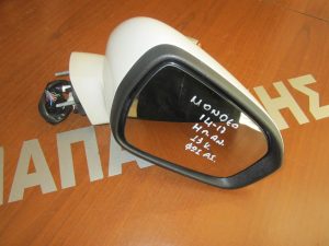Ford Mondeo 2014-2017 καθρέπτης δεξιός ηλεκτρικά ανακλινόμενος άσπρος 13 καλώδια φως ασφαλείας  