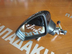 VW Tiguan 2016-2018 καθρέπτης αριστερός ηλεκτρικός μαύρος φως ασφαλείας