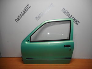 Fiat Seicento 1998-2007 πόρτα αριστερή δίθυρη (δίπορτη) πράσινο ανοιχτό  