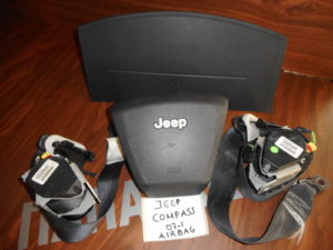 Jeep Compass 2007-2011 σετ AirBag μαύρα