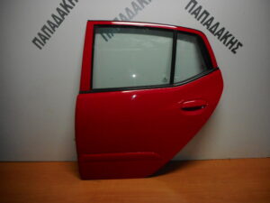 Hyundai i10 2008-2014 πίσω αριστερή πόρτα κόκκινη  
