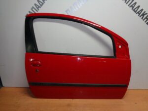 Citroen C1 2006-2014 3πορτο (3θυρο) H/B πόρτα δεξιά κόκκινη